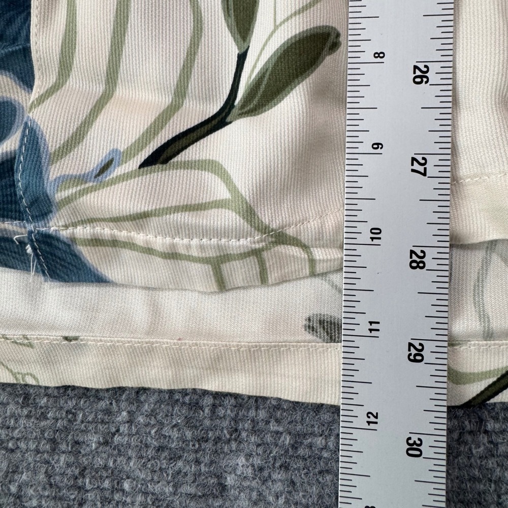 Hilo Hattie Shirt Large Mens Hawaiian 100% Rayon Floral Orchid Made in USA - Picture 7 of 8
